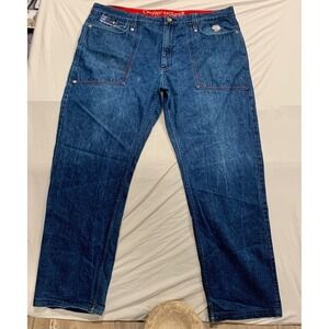 VINTAGE Crown Holder Jeans‎ Men 42  Blue Loose Baggy Hip Hop Street Wear